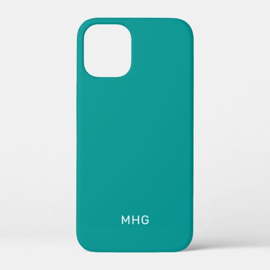 Minimalistische Mit Monogramm Telefonfälle Case-Mate iPhone Hülle (Rückseite)