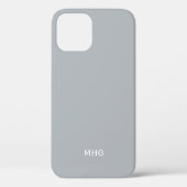Minimalistische Mit Monogramm Telefonfälle Case-Mate iPhone Hülle (Rückseite)