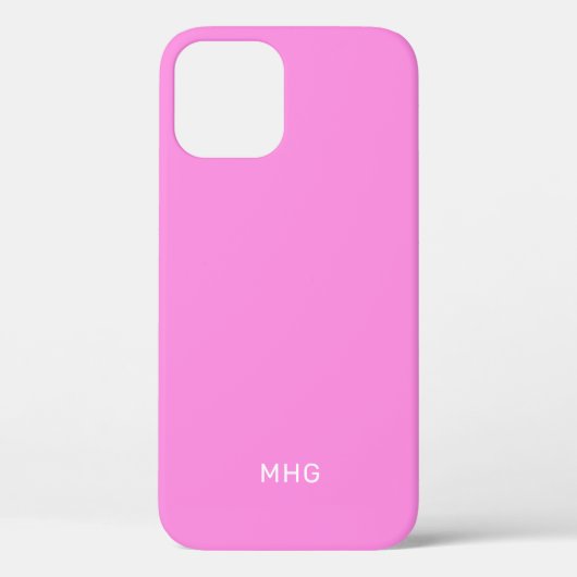 Minimalistische Mit Monogramm Telefonfälle Case-Mate iPhone Hülle (Rückseite)