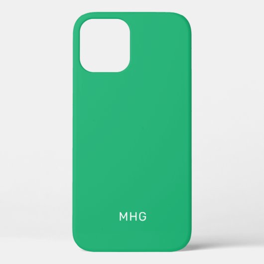 Minimalistische Mit Monogramm Telefonfälle Case-Mate iPhone Hülle (Rückseite)