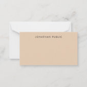 Minimalistische Mit Monogramm Vorlage für Skript (Vorderseite)