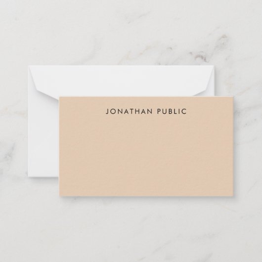 Minimalistische Mit Monogramm Vorlage für Skript (Vorderseite)