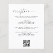 Minimalistische Mittelausstattung in einem QR-Code (Rückseite)