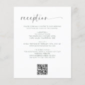 Minimalistische Mittelausstattung in einem QR-Code (Rückseite)