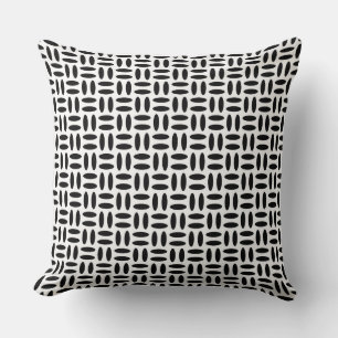 Minimalistische Mitternachts-Rhythmus-Ellipse-Wurf Kissen