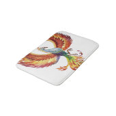 Minimalistische Mode Frau, Schwarze Linie Grafik. Badematte (Schrägansicht)