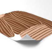 Minimalistische Mode-Illustration Poster (Ecke)