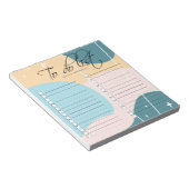 Minimalistische, moderne Abstrakte Pastete Notizblock (angewinkelt)