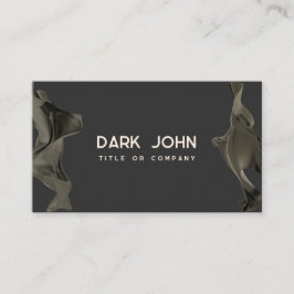 Minimalistische, moderne Abstrakte Seitengrenzen Visitenkarte