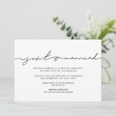 Minimalistische moderne Ankündigung (Stehend Vorderseite)