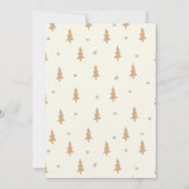 Minimalistische moderne Arch Foto Happy Holiday Ca Einladung (Rückseite)