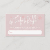 Minimalistische, moderne Baby Girl Dusche Begleitkarte (Vorderseite)