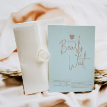 Minimalistische moderne Babydusche