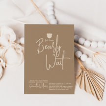 Minimalistische moderne Babydusche