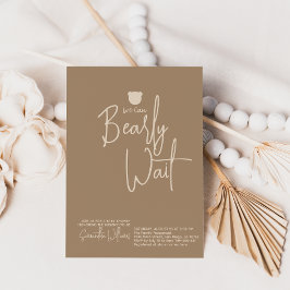 Minimalistische moderne Babydusche Einladung