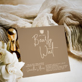 Minimalistische moderne Babydusche Einladung