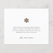 Minimalistische moderne Bäckerei - Holiday Vielen  Flyer (Vorne)