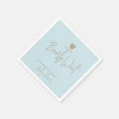 Minimalistische moderne Bärendusche Serviette (Ecke)
