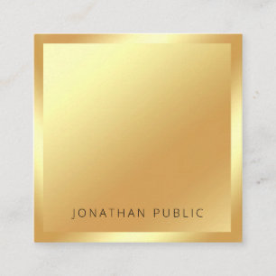 Minimalistische moderne berufliche Trendy Quadratische Visitenkarte