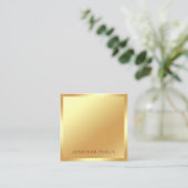 Minimalistische moderne berufliche Trendy Quadratische Visitenkarte (Stehend Vorderseite)