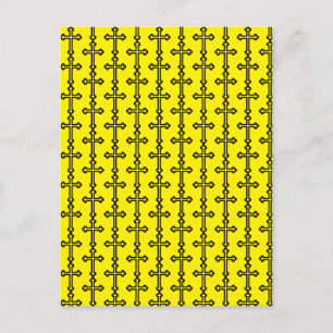 Minimalistische moderne christliche Symbolkunst de Feiertagspostkarte