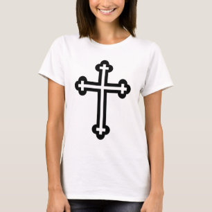 Minimalistische moderne christliche Symbolkunst de T-Shirt
