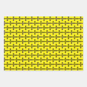 Minimalistische moderne christliche Symbolkunst Geschenkpapier Set