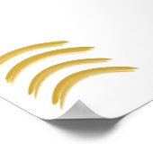 Minimalistische moderne Dekorationskunst Poster (Ecke)