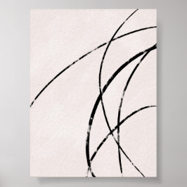 Minimalistische moderne Dekorwand Poster