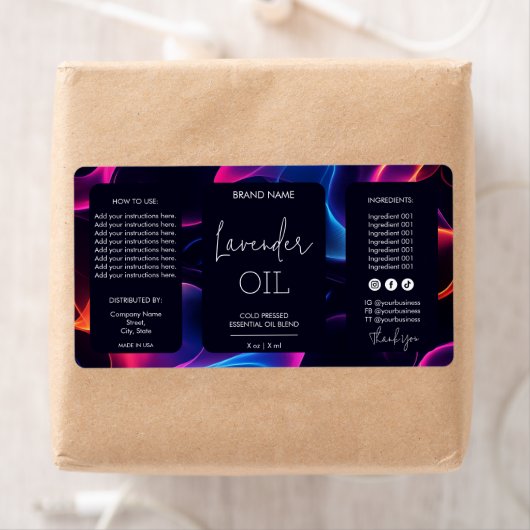 Minimalistische moderne Dropper-Flaschenmarken (Insitu)