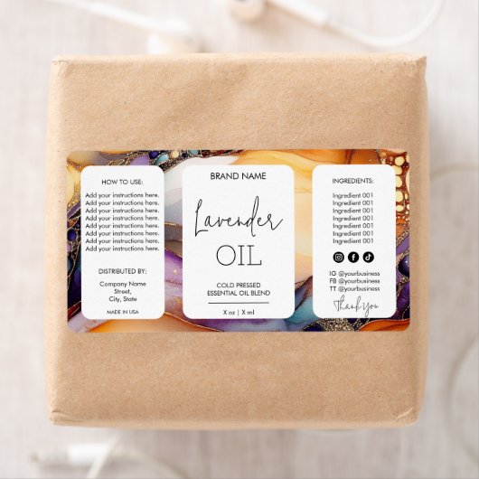 Minimalistische moderne Dropper-Flaschenmarken (Insitu)