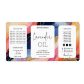 Minimalistische moderne Dropper-Flaschenmarken (Vorne)