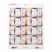 Minimalistische moderne Dropper-Flaschenmarken (Vorne)