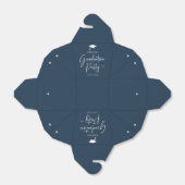 Minimalistische Moderne Elegante Graduierungsparty Geschenkschachtel (Ungefaltet)