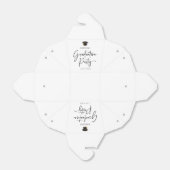 Minimalistische Moderne Elegante Graduierungsparty Geschenkschachtel (Ungefaltet)