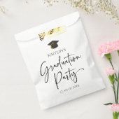 Minimalistische Moderne Elegante Graduierungsparty Geschenktütchen (Versiegelt)