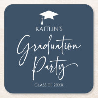 Minimalistische Moderne Elegante Graduierungsparty