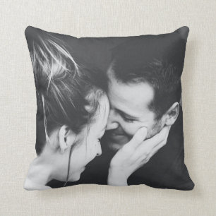 Minimalistische Moderne Elegante Vollfoto-Hochzeit Kissen
