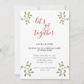 Minimalistische moderne Feier Ankündigung (Vorderseite)