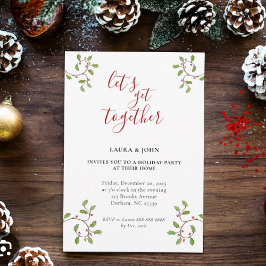 Minimalistische moderne Feier Ankündigung