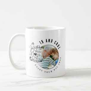 Minimalistische moderne Geburtstagsgeschenke für E Kaffeetasse