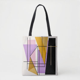 Minimalistische, moderne geometrische Dreiecke Tasche