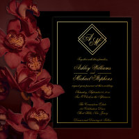 Minimalistische moderne geometrische Monogramm-Hoc