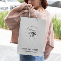 Minimalistische moderne Geschäftsgeschenktasche