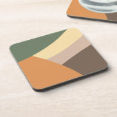 Minimalistische Moderne Getränkeuntersetzer (Linke Seite)