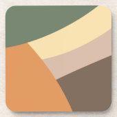 Minimalistische Moderne Getränkeuntersetzer (Vorderseite)