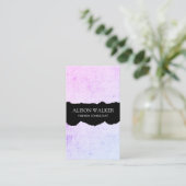 Minimalistische moderne Grunge Visitenkarte (Stehend Vorderseite)