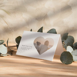 Minimalistische moderne Happy Mother's Day Card Feiertagskarte