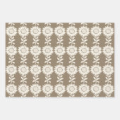 Minimalistische moderne Herbstfarben Sonnenblumen Geschenkpapier Set (Vorderseite 3)