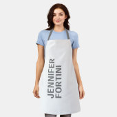 Minimalistische Moderne hinzufügen Schürze (Getragen)